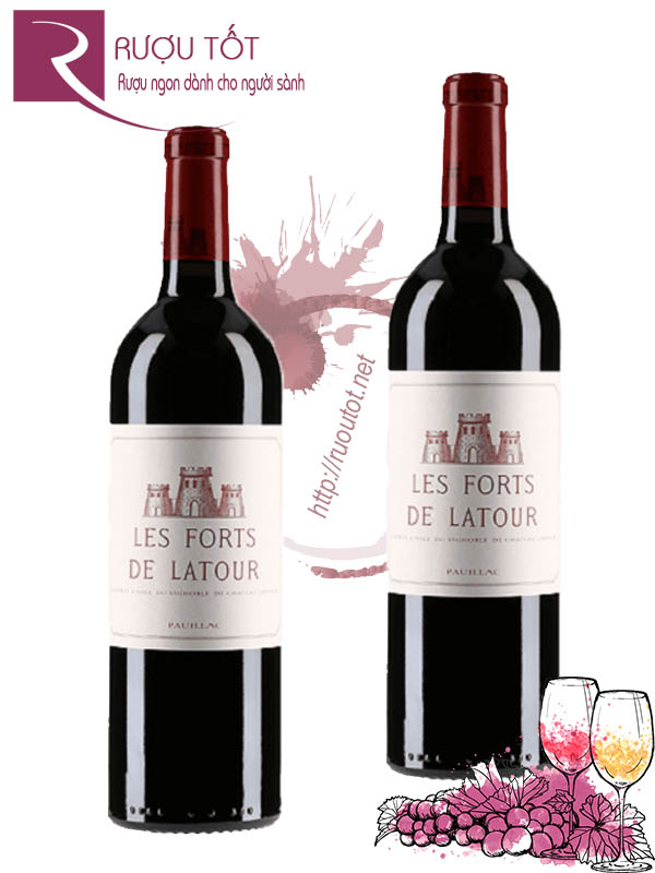 Rượu Vang Les Forts de Latour Premier Grand Cru Classe Pauillac 96 điểm