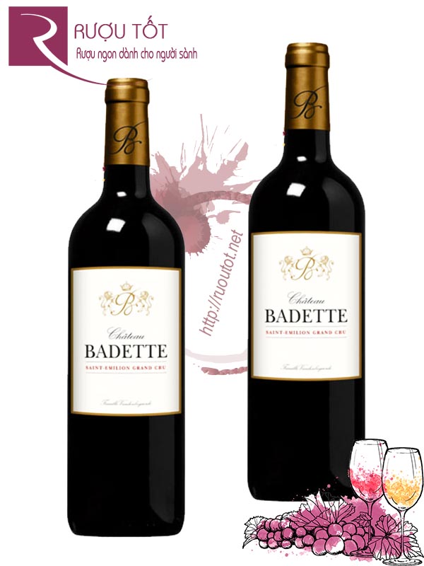 Rượu Vang Chateau Badette Saint Emilion Grand Cru 94 điểm
