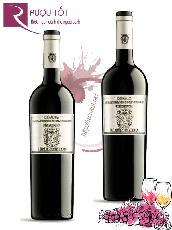 Rượu vang Licenciado Rioja Reserva DOC 91 điểm Cao cấp