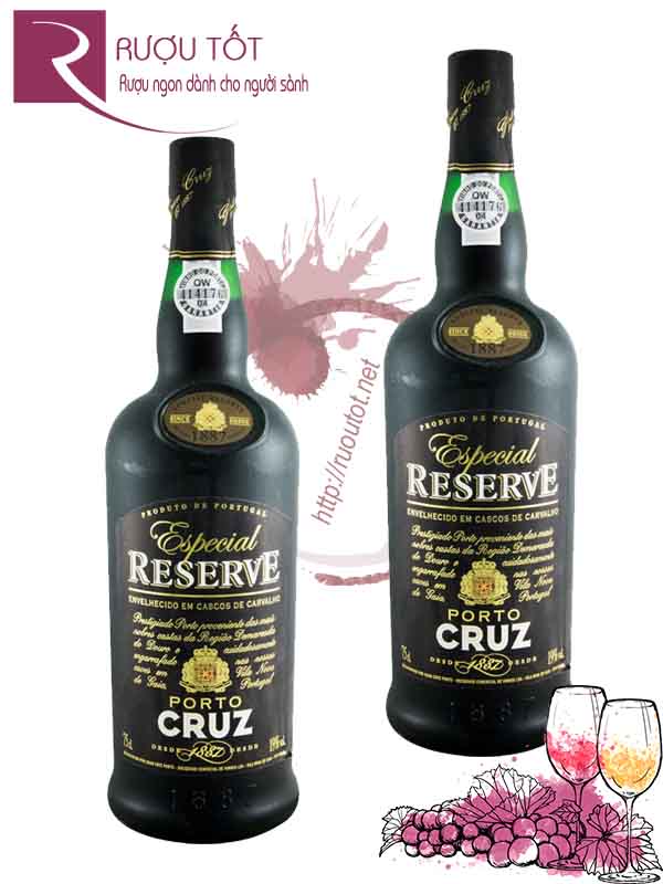 Rượu vang Porto Cruz Special Reserve - Vang ngọt 19 độ Giá Tốt