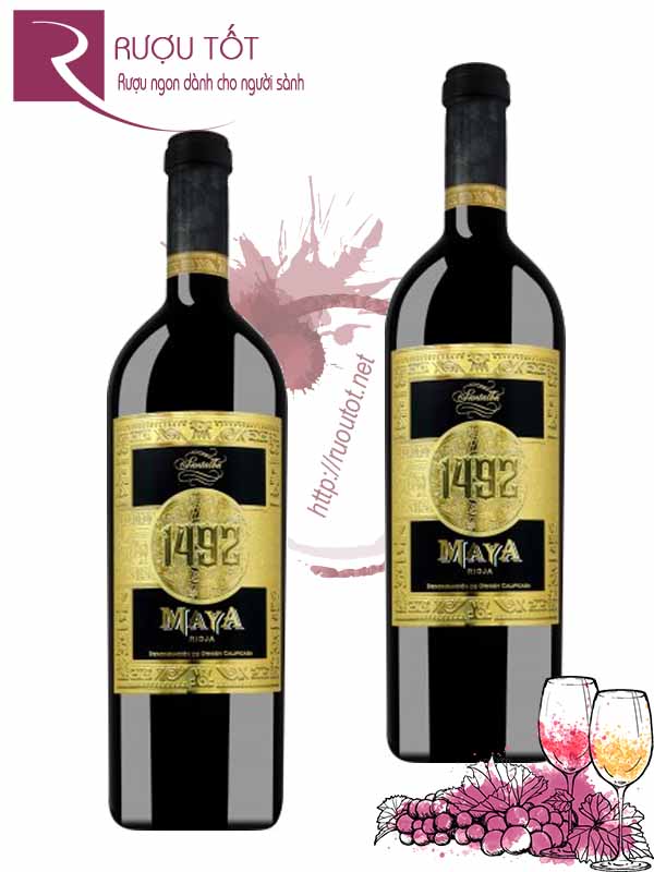 Rượu vang 1492  Maya Rioja Thượng Hạng