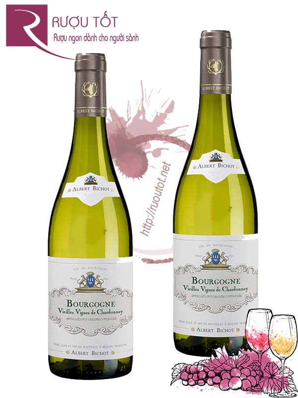 Vang Pháp Bourgogne Vieilles Vignes de Chardonnay Cao cấp