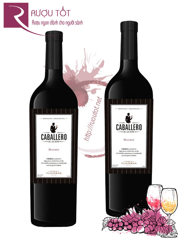 Rượu vang Caballero de la Cepa Malbec Finca Flichman Cao cấp