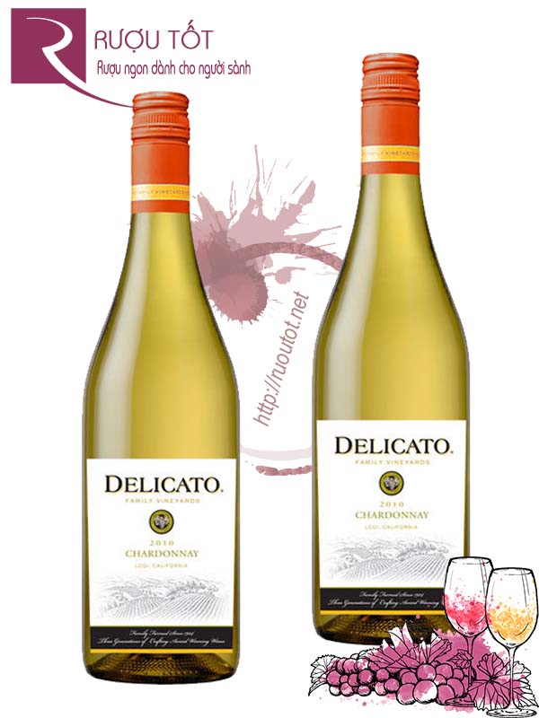 Rượu Vang Delicato Chardonnay California Thượng hạng