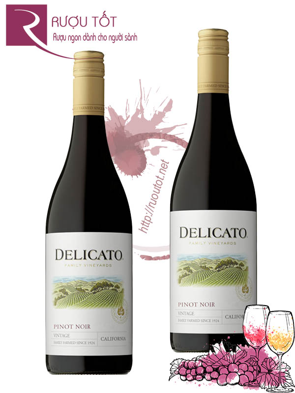 Rượu vang Delicato Pinot Noir California Thượng hạng