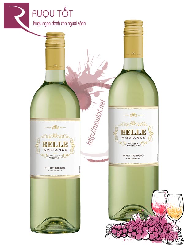 Rượu vang Belle Ambiance Pinot Grigio Thượng hạng