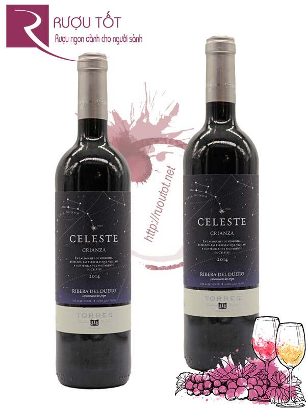 Rượu vang Celeste Ribera del Duero Torres Thượng hạng