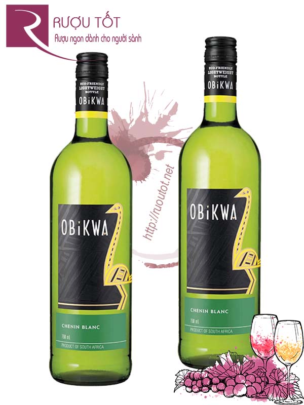 Rượu vang Obikwa Chenin Blanc Thượng hạng