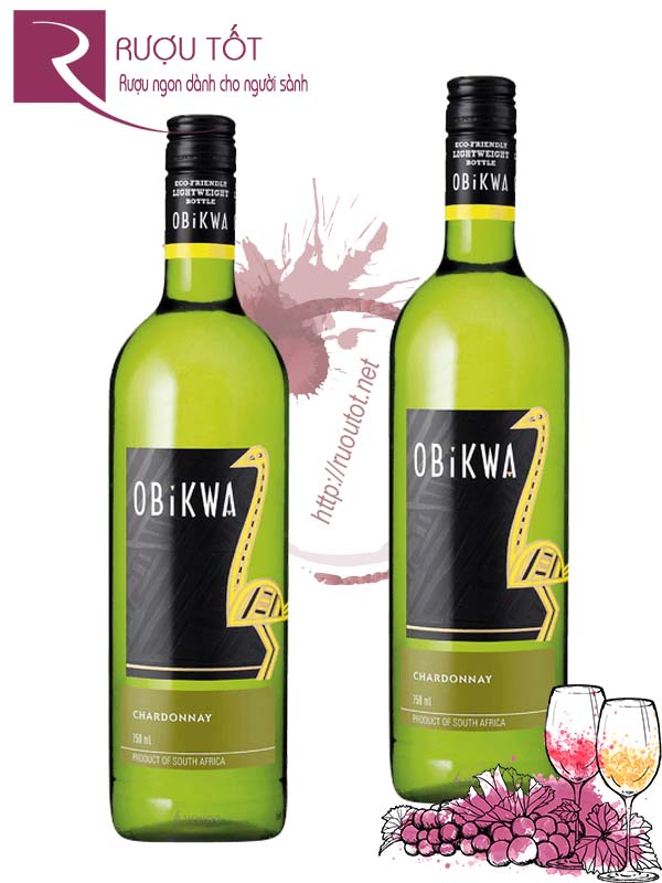 Rượu vang Obikwa Chardonnay Thượng hạng