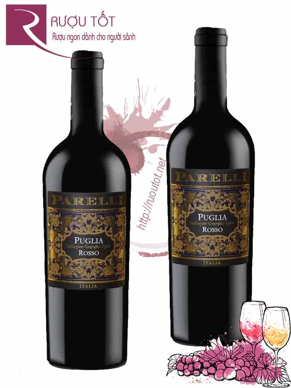 Rượu Vang Parelli Puglia Rosso Giá rẻ