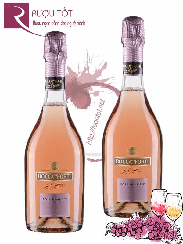 Rượu Vang Rocca Dei Forti Rose Le Cuvee Cao Cấp