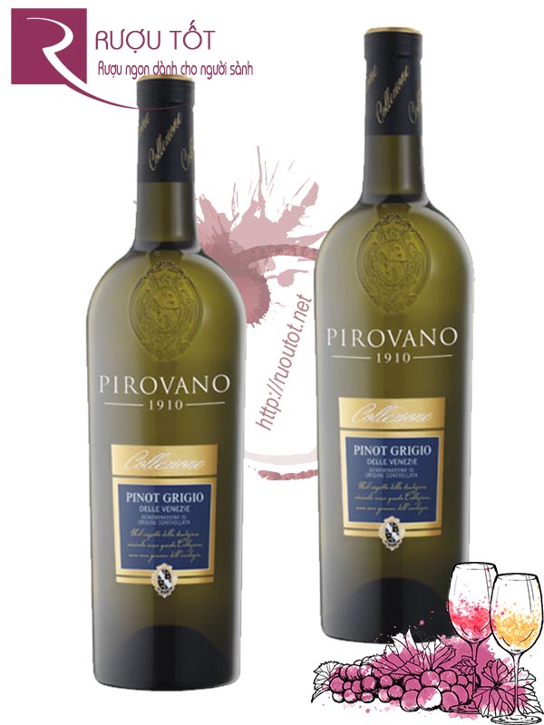 Vang Ý Pirovano Pinot Grigio Hảo Hạng