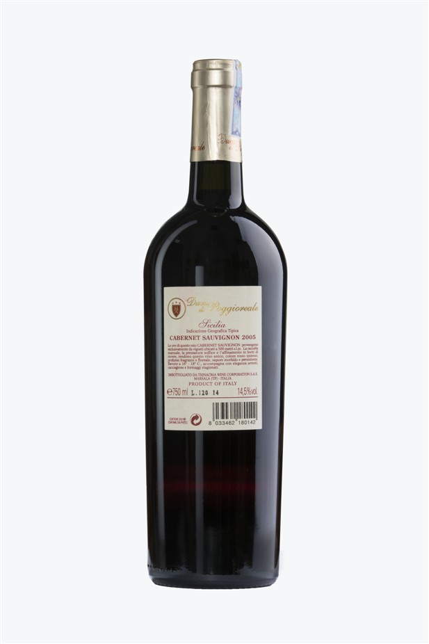 Rượu vang đỏ Duca Di Poggioreale Cabernet Sauvignon 2005
