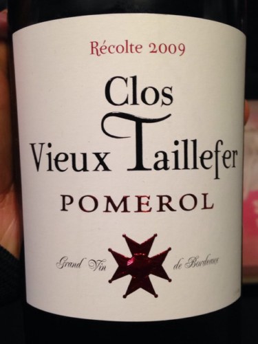 Rượu sâm banh Pháp Clos Vieux Taillefer Pomerol