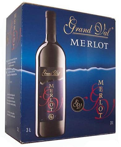 Rượu vang Bịch Grand Val Merlot