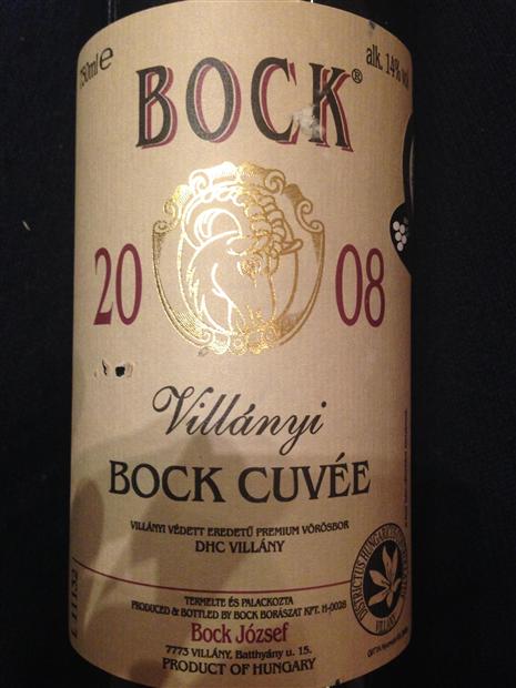 Rượu vang Bock Cuvée Villany Villany-Siklos Rượu vang Bock Cuvée Villany Villany-Siklos