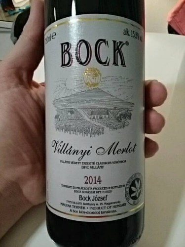 Rượu vang Bock Villany Merlot Villany-Siklos Rượu vang Bock Villany Merlot Villany-Siklos