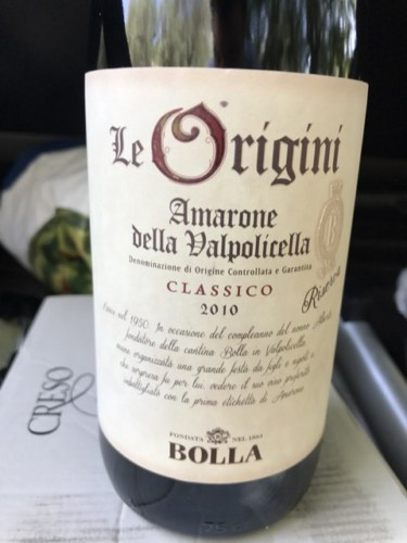 Rượu vang Bolla Le Origini Amarone Riserva