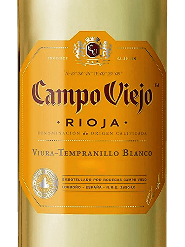 Rượu vang Campo Viejo Viura Tempranillo Blanco