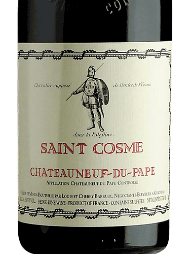 Rượu vang Chateau de Saint Cosme Chateauneuf-du-Pape
