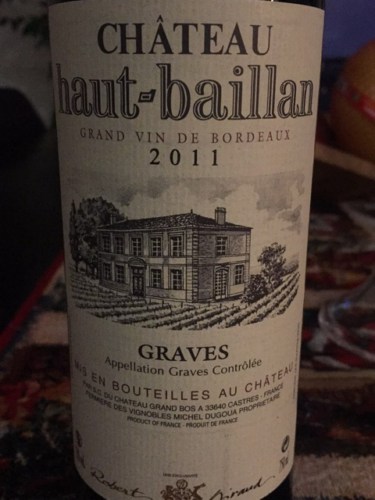 Rượu vang Chateau Haut Baillan Graves Rouge Rượu vang Chateau Haut Baillan Graves Rouge