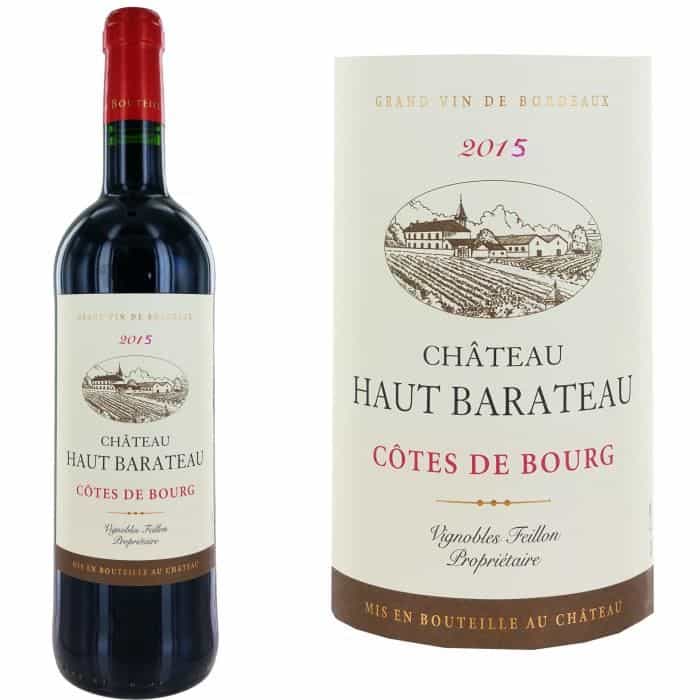 Rượu vang Château Haut Barateau Côte de Bourg