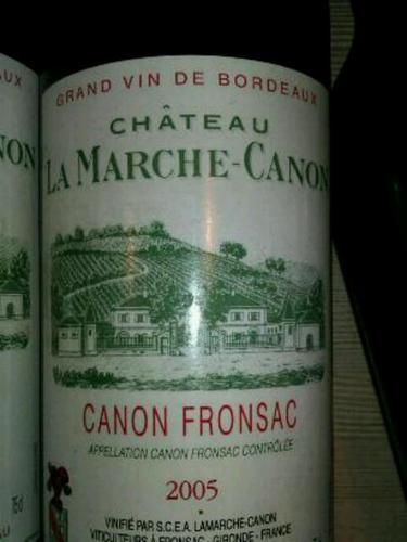Rượu vang Chateau La Marche Canon Canon Fronsac