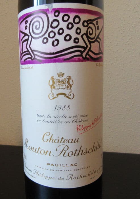Rượu vang Chateau Mouton Rothschild Grand Cru Classé 1988/1989 Rượu vang Chateau Mouton Rothschild Grand Cru Classé 1988/1989