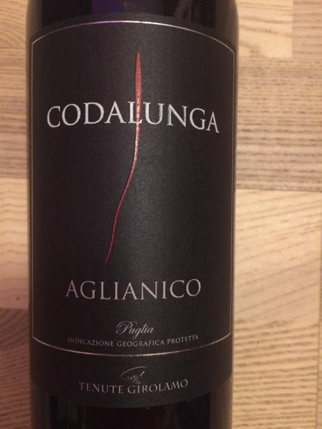 Rượu vang Codalunga Aglianico Tenute Girolamo