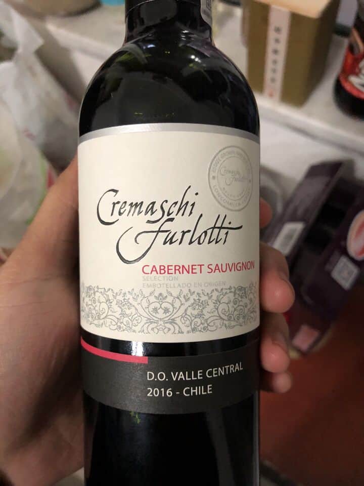 Rượu vang Cremaschi Furlotti Cabernet Sauvignon