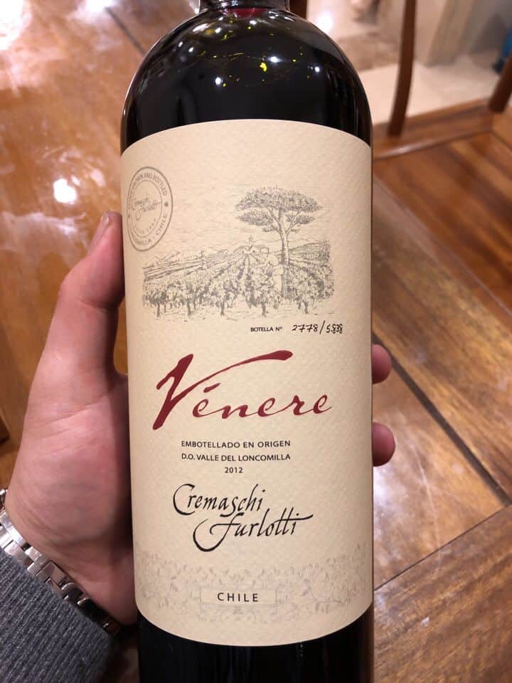 Rượu vang Cremaschi Furlotti Venere Loncomilla