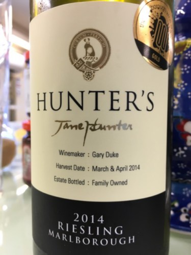 Rượu vang Hunter's Marlborough Riesling Rượu vang Hunter's Marlborough Riesling