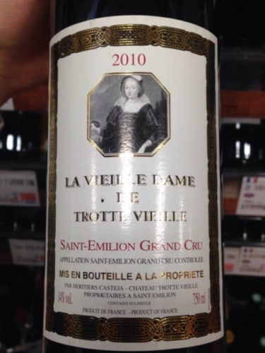 Rượu vang La Vieille Dame De Trottevieille Grand Cru