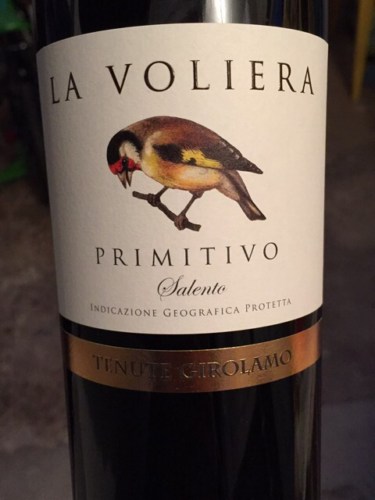 Rượu vang La Voliera Primitivo Salento IGT