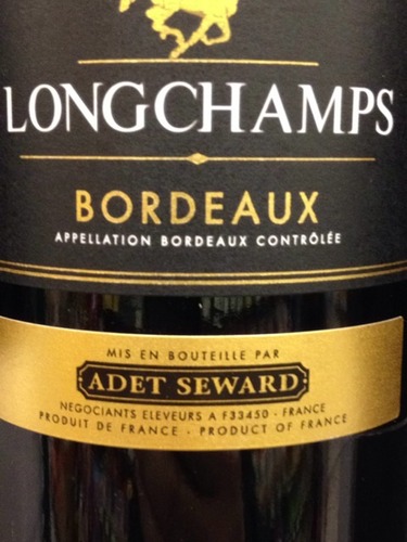 Rượu vang Longchamps Bordeaux Adet Seward