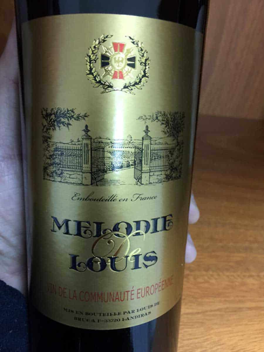 Rượu vang Melodie De Louis Red Blend Medoc