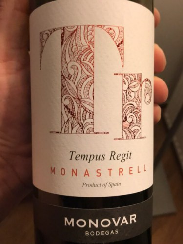 Rượu vang Monovar Bodegas Tempus Regit Monastrell