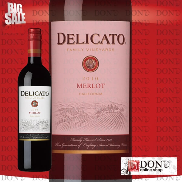 Rượu vang Mỹ Delicato Merlot Rượu vang Mỹ Delicato Merlot