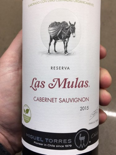 Rượu Vang Organic Las Mulas Cabernet Sauvignon