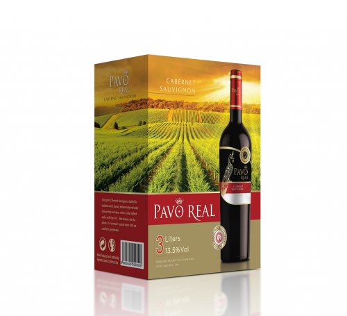 Rượu vang PAVO REAL BIB (Vang Con Công) 3.0L