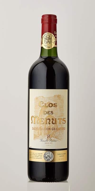 Rượu vang Pháp Clos des Menuts Saint-Emilion Rượu vang Pháp Clos des Menuts Saint-Emilion