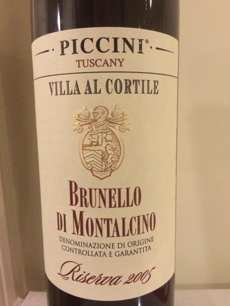 Rượu vang Piccini Brunello Di Montalcino Villa Al Cortile Riserva