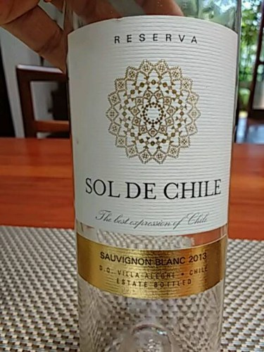 Rượu vang Sol de Chile Reserva Sauvignon Blanc
