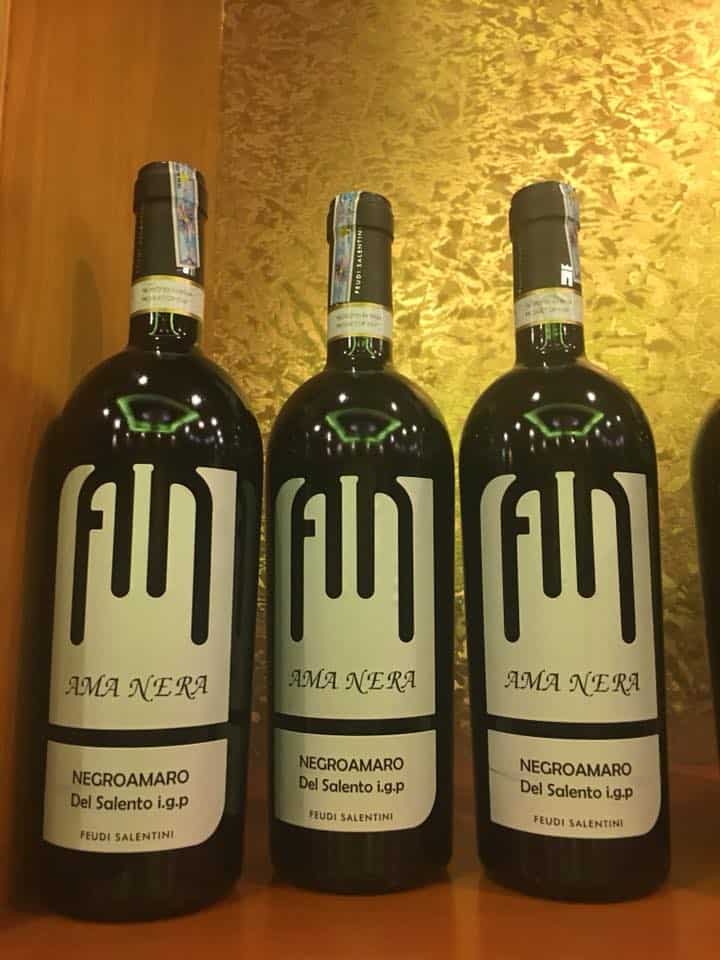 Rượu vang Ý Ama Nera Negroamaro del Salento