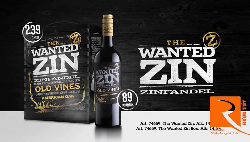 The Wanted Zin Old Vines Bịch 3L The Wanted Zin Old Vines Bịch 3L