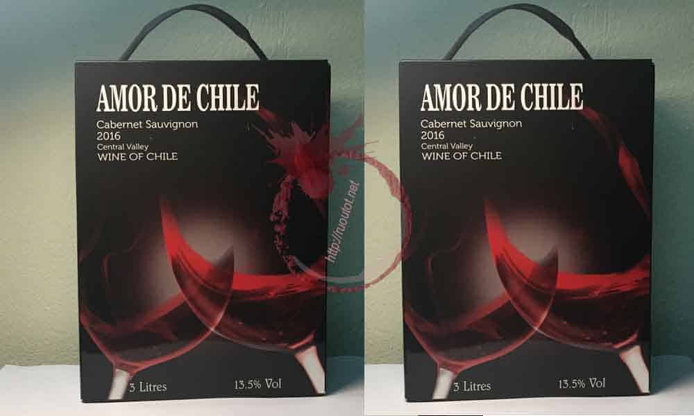 Vang Bịch Amor De Chile 3 lít và 5 lít