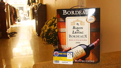 Vang Bịch Bordeaux Baron De Lestac 3 lít Vang Bịch Bordeaux Baron De Lestac 3 lít