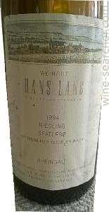 Vang Đức Hans Lang Spätlese Hattenheim Hendelberg Vang Đức Hans Lang Spätlese Hattenheim Hendelberg