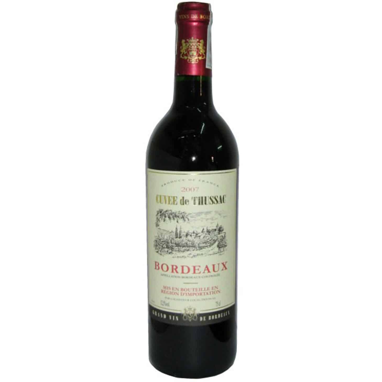 Vang Pháp Bordeaux Cuvee de Thussac