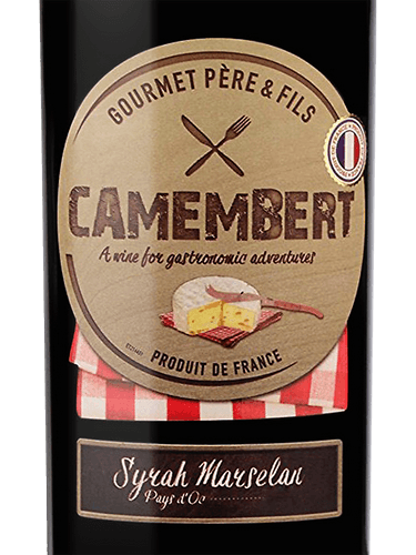 Vang Pháp Camembert Syrah Marselan 750ml